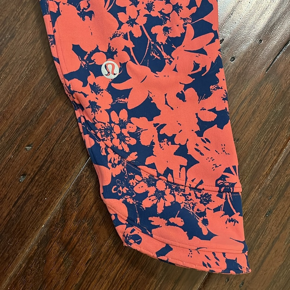 Lululemon All You Do Tight *25" Efflorescent Dark Canyon Onyx Blue Size 6 - Picture 8 of 9